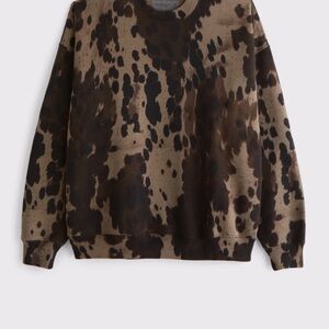 Men's Brown Patterned Sweater